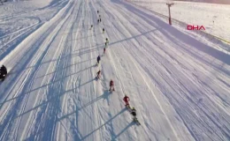 Tunceli Ovacık Kayak Merkezi’nde sezon erken başladı