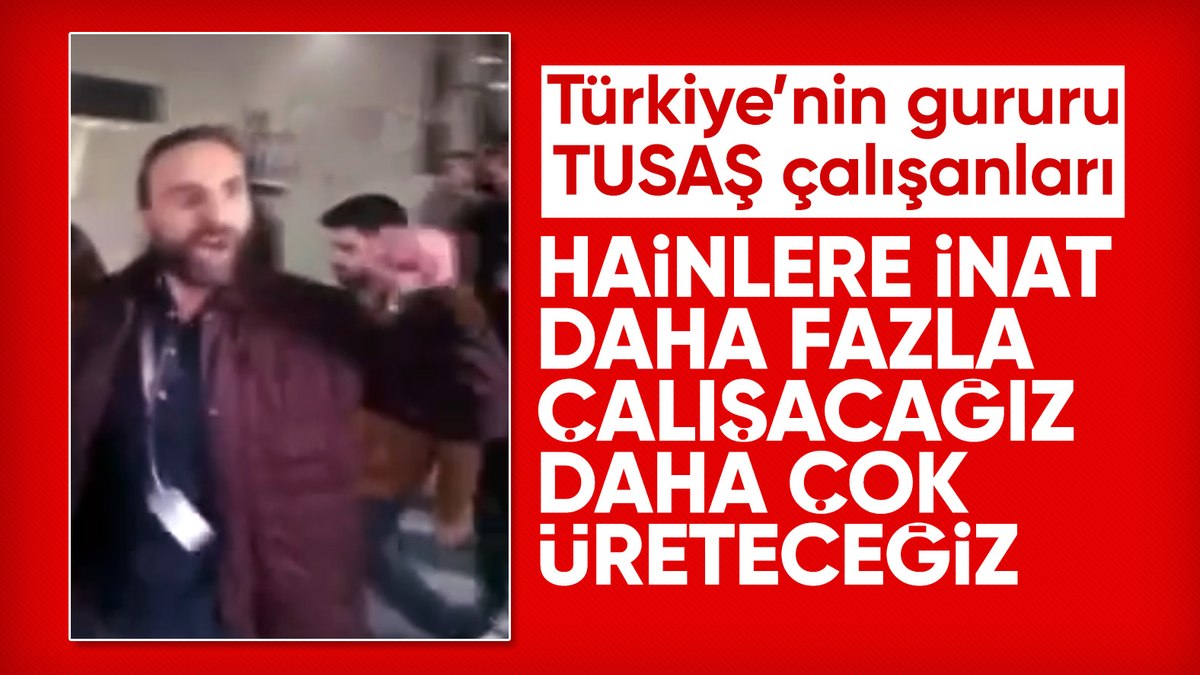 Tahliye edilen TUSAŞ çalışanından terör saldırısına tepki