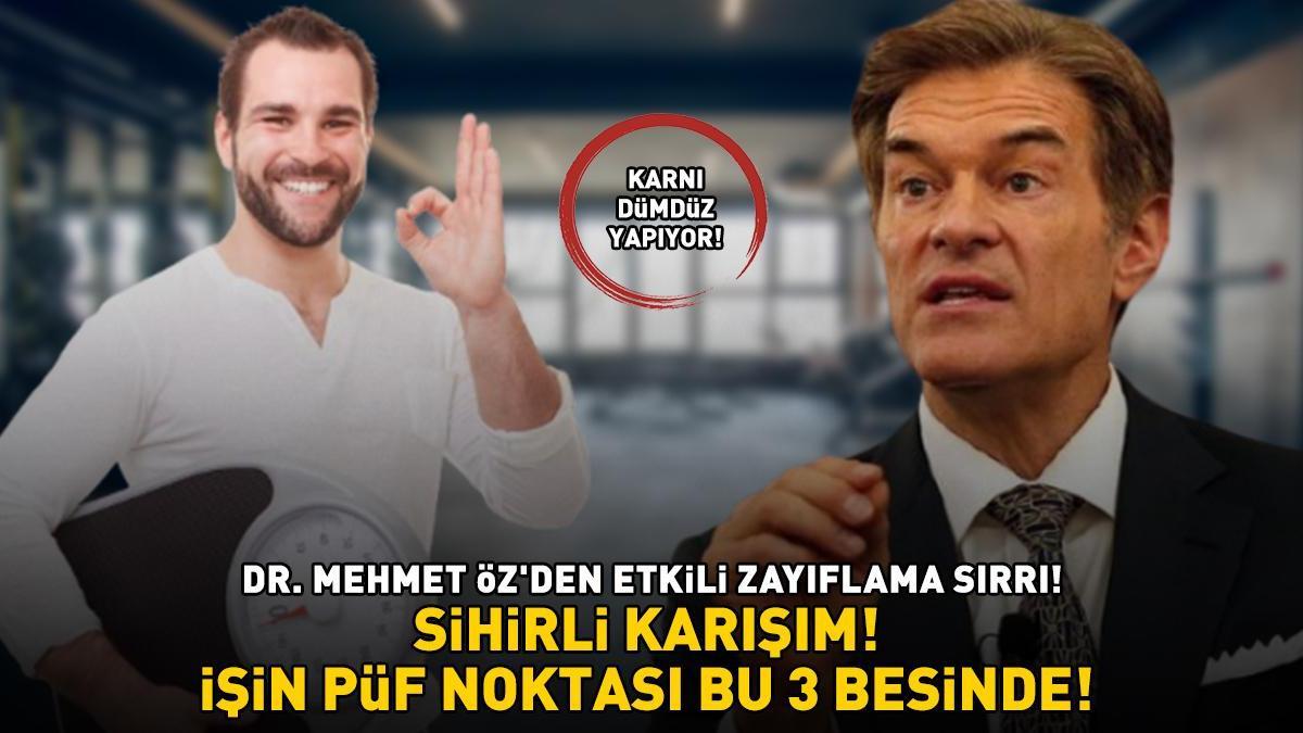 ‘SİHİRLİ KARIŞIM!’ Dr. Mehmet Öz’den zayıflama sırrı! Göbek, basen ve beldeki yağları cayır cayır yakıyor: İşin püf noktası bu 3 besinde