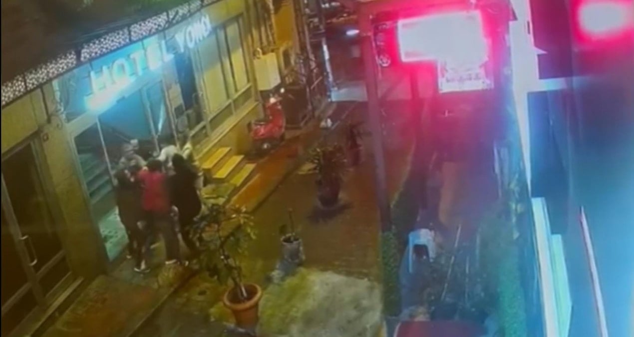 Atıldığı oteli 6 kişiyle bastı! Taksim’de dehşet anları