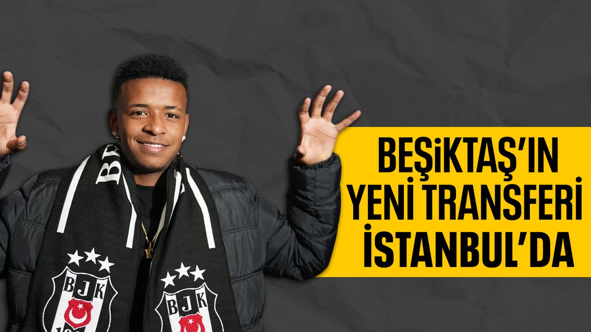 Beşiktaş’ın yeni transferi Keny Arroyo, İstanbul’a geldi
